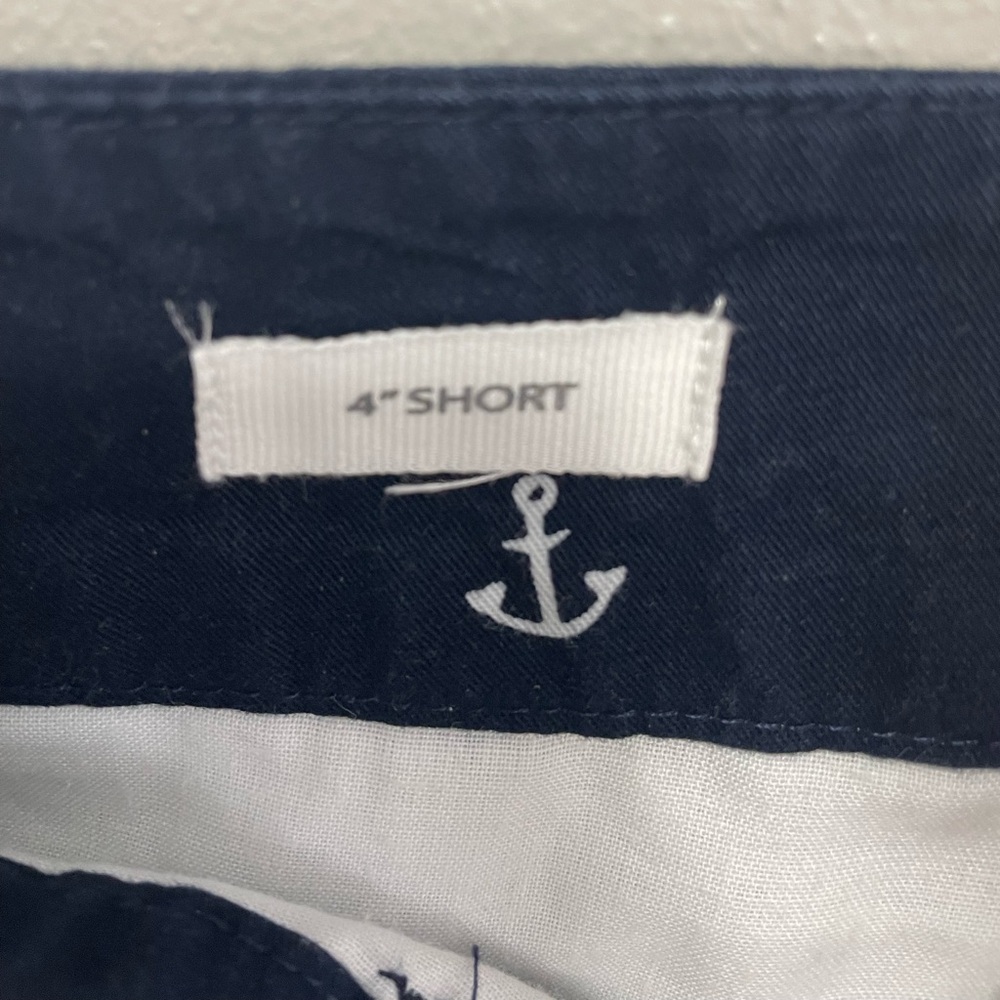 LOFT Navy Anchor Print Women's Shorts - Picture 6 of 8
